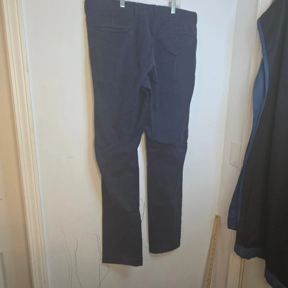 J.Crew 770 Straight Fit Chino Pants Mens 34x34 Navy Blue Stretch Re-Imagined